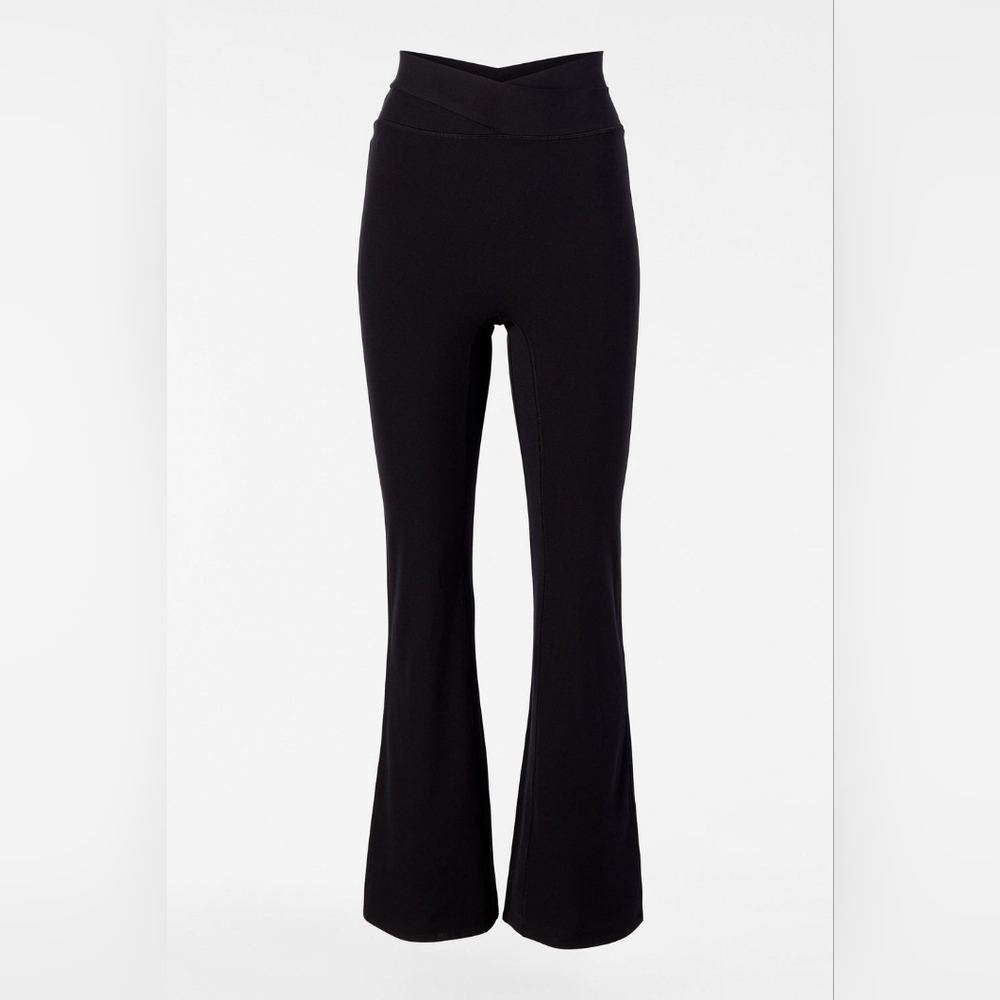 BANDIER Luna Wrap Flare Legging - Black